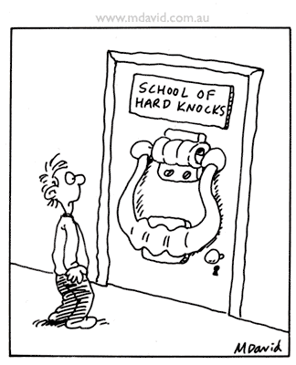 School of Hard Knocks cartoon