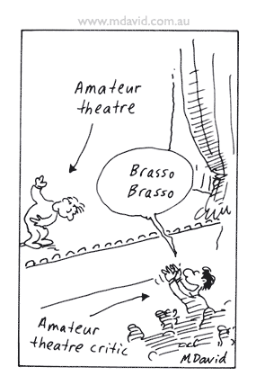 Theatre cartoon