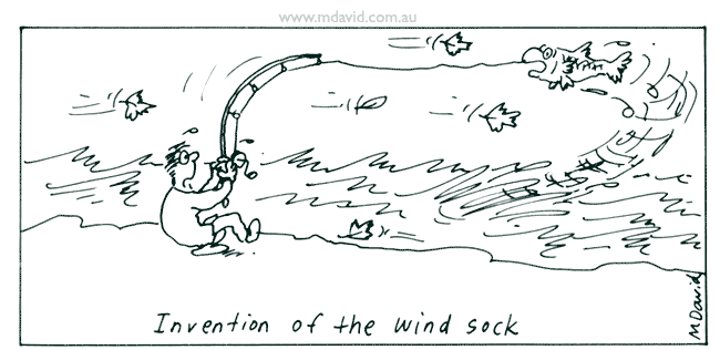 Wind sock cartoon